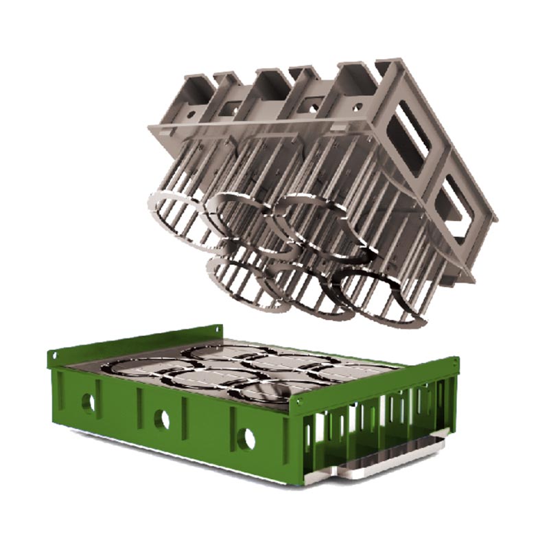 Καλούπι από σκυρόδεμα τούβλου τοπίου